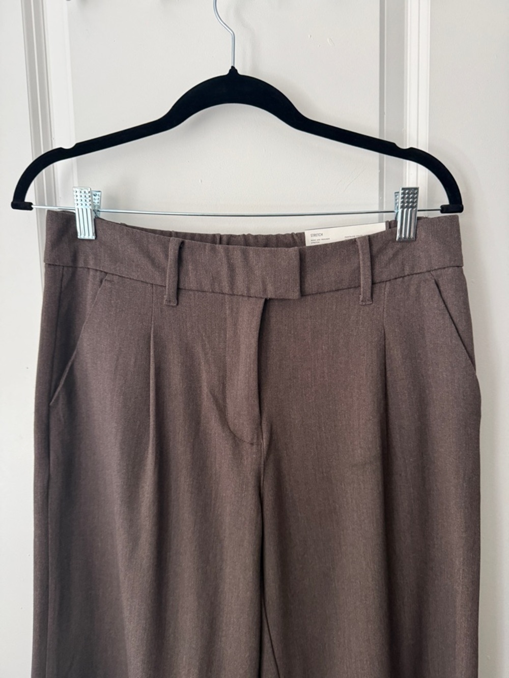American Eagle Outfitters Brown high rise Wide-Leg Trousers NWT - Picture 2 of 7